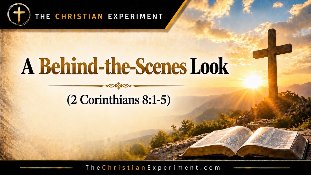 A Behind-the-Scenes Look (2 Corinthians 8:1-5)